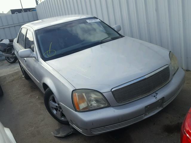 1G6KE57Y12U154668 - 2002 CADILLAC DEVILLE DH GRAY photo 1