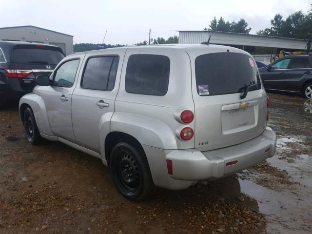 3GNCA13D88S668459 - 2008 CHEVROLET HHR LS ვერცხლისფერი ფოტო 3