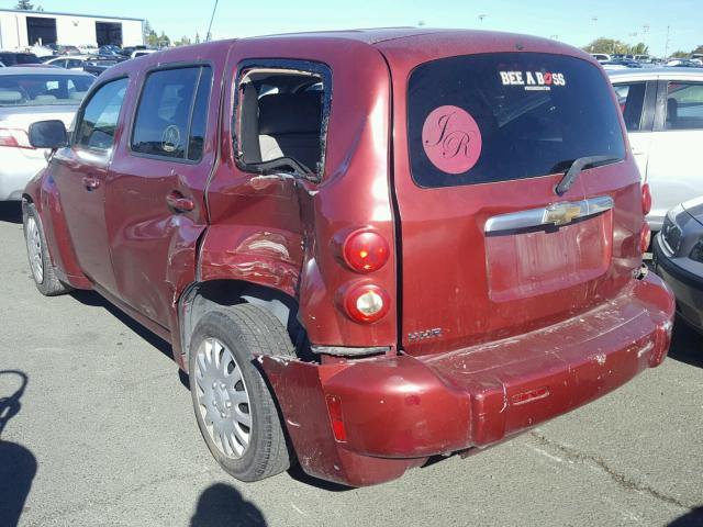 3GNDA13D77S630823 - 2007 CHEVROLET HHR LS RED photo 3