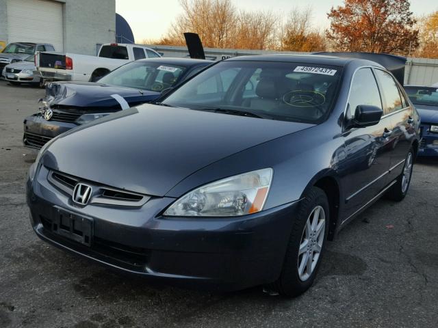 1HGCM66503A014729 - 2003 HONDA ACCORD BLACK photo 2