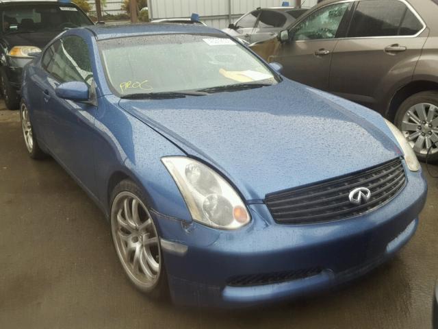 JNKCV54E95M422350 - 2005 INFINITI G35 BLUE photo 1