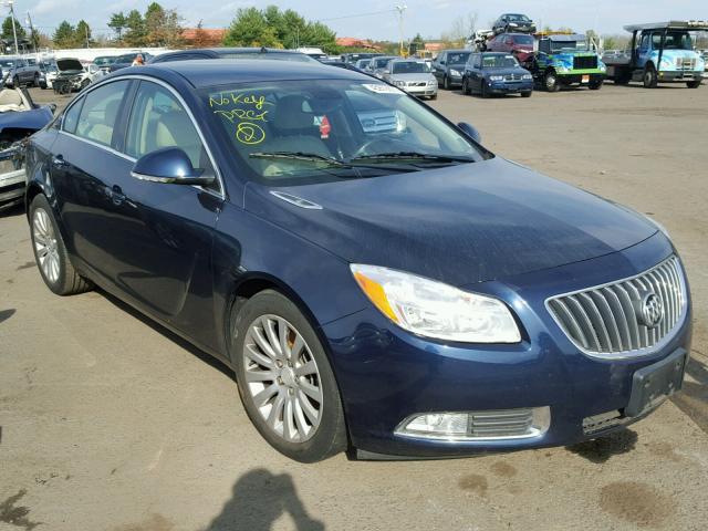 2G4GS5EV1C9136413 - 2012 BUICK REGAL PREM BLUE photo 1