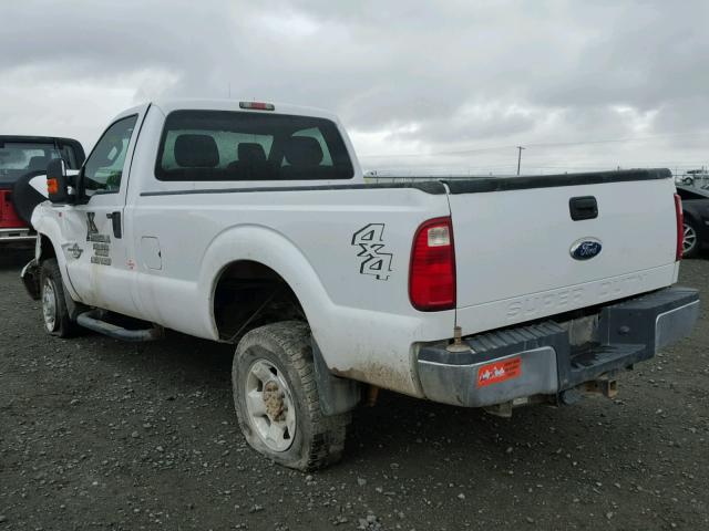 1FTRF3BT7CEA21871 - 2012 FORD F350 SUPER WHITE photo 3