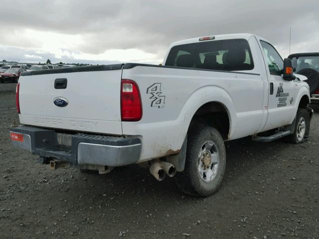 1FTRF3BT7CEA21871 - 2012 FORD F350 SUPER WHITE photo 4