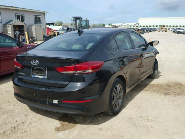 5NPD84LF8HH011764 - 2017 HYUNDAI ELANTRA SE BLACK photo 4