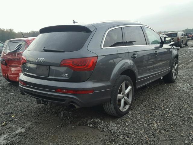 WA1DGAFE2ED004468 - 2014 AUDI Q7 PRESTIG GRAY photo 4