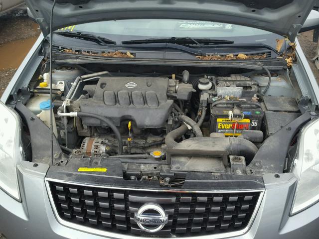 3N1AB61E68L708749 - 2008 NISSAN SENTRA 2.0 GREEN photo 7