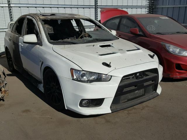 JA32W8FV1BU040431 - 2011 MITSUBISHI LANCER EVO WHITE photo 1