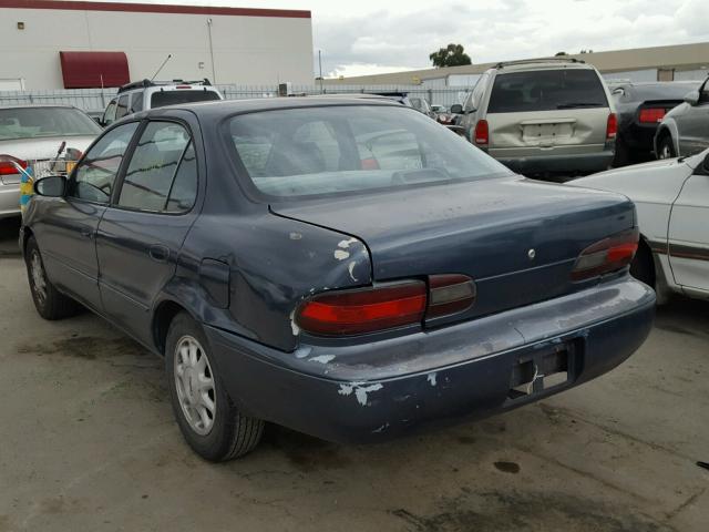 1Y1SK5362RZ034333 - 1994 GEO PRIZM Niebieski zdjęcie 3