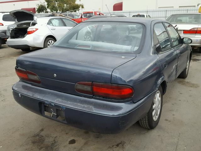 1Y1SK5362RZ034333 - 1994 GEO PRIZM Niebieski zdjęcie 4