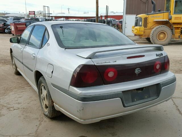 2G1WH55K219327767 - 2001 CHEVROLET IMPALA LS SILVER photo 3