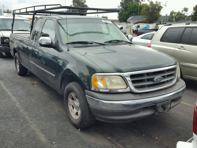 2FTRX17WX2CA87596 - 2002 FORD F150 GREEN photo 1