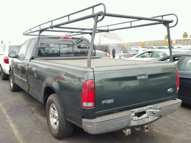 2FTRX17WX2CA87596 - 2002 FORD F150 GREEN photo 3