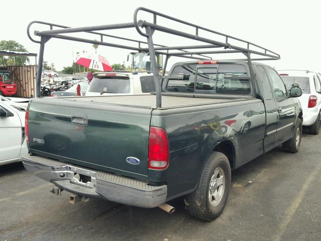 2FTRX17WX2CA87596 - 2002 FORD F150 GREEN photo 4