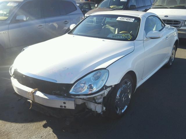 JTHFN48Y930044644 - 2003 LEXUS SC 430 WHITE photo 2