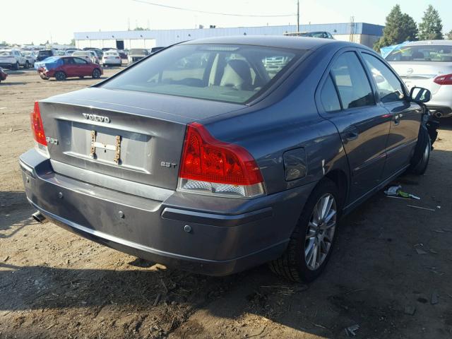 YV1RS592982672796 - 2008 VOLVO S60 2.5T GRAY photo 4