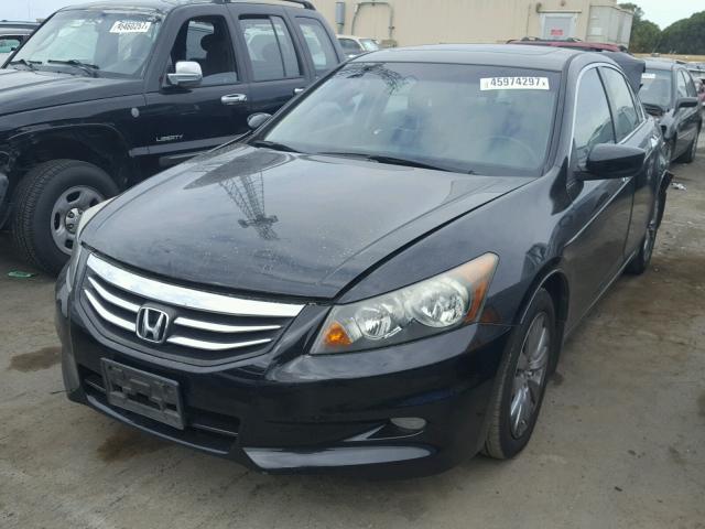 1HGCP3F80BA026281 - 2011 HONDA ACCORD EXL BLACK photo 2