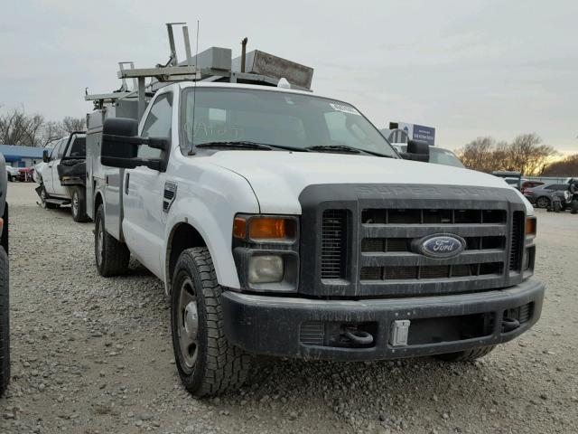 1FDSF30598EC15763 - 2008 FORD F350 SRW S WHITE photo 1