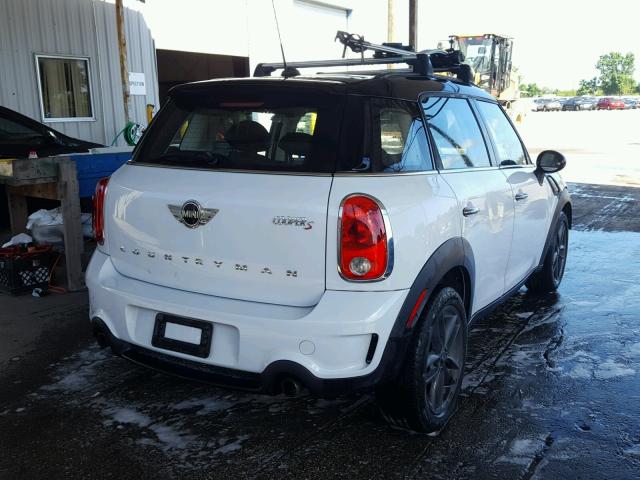 WMWZC3C56DWP23391 - 2013 MINI COOPER S C WHITE photo 4