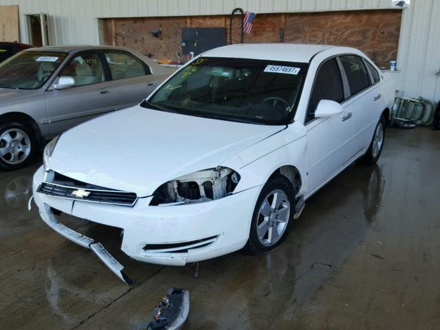 2G1WT55K369140057 - 2006 CHEVROLET IMPALA LT WHITE photo 2