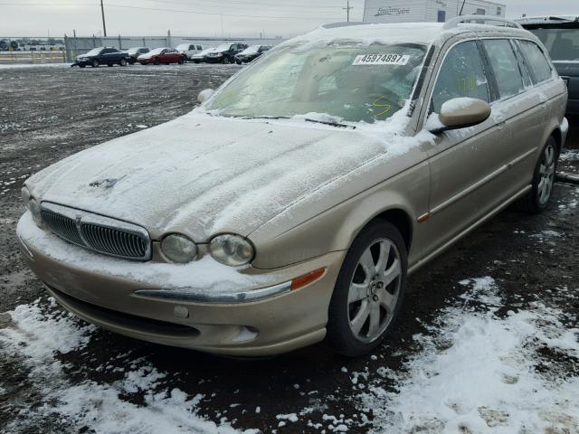 SAJWA54C55WE42161 - 2005 JAGUAR X-TYPE GOLD photo 2