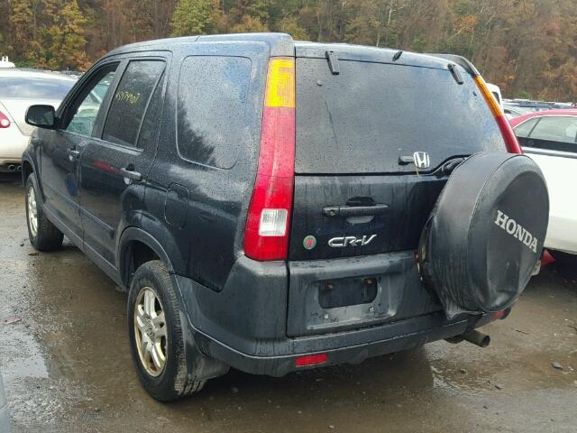SHSRD78823U153623 - 2003 HONDA CR-V EX შავი ფოტო 3