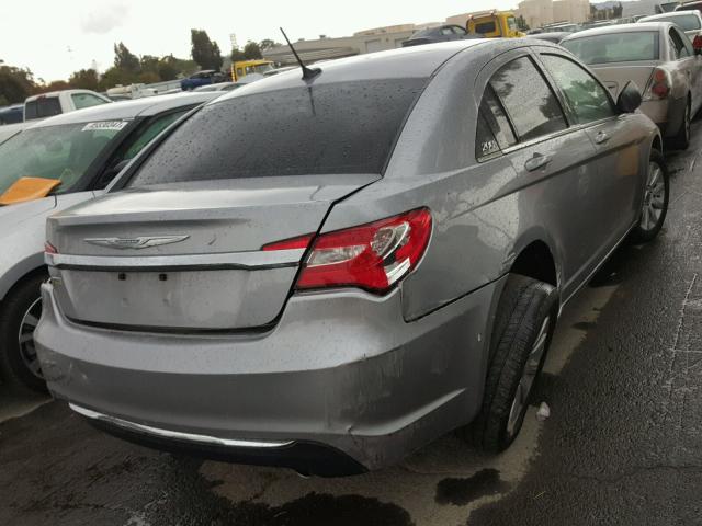 1C3CCBBGXDN533741 - 2013 CHRYSLER 200 TOURIN SILVER photo 4