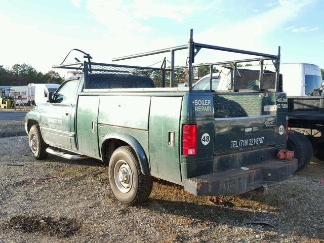 3B6KC2667YM215914 - 2000 DODGE RAM 2500 GREEN photo 3