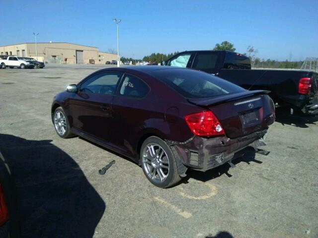 JTKDE167170178774 - 2007 SCION TC MAROON photo 3