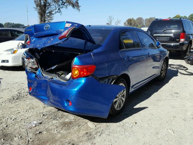 JTDBL40E19J037021 - 2009 TOYOTA COROLLA BA BLUE photo 4