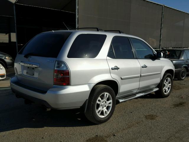 2HNYD18904H517648 - 2004 ACURA MDX TOURIN SILVER photo 4