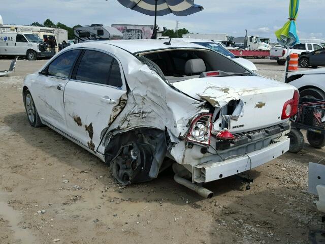1G1ZH57BX9F103515 - 2009 CHEVROLET MALIBU 1LT WHITE photo 3