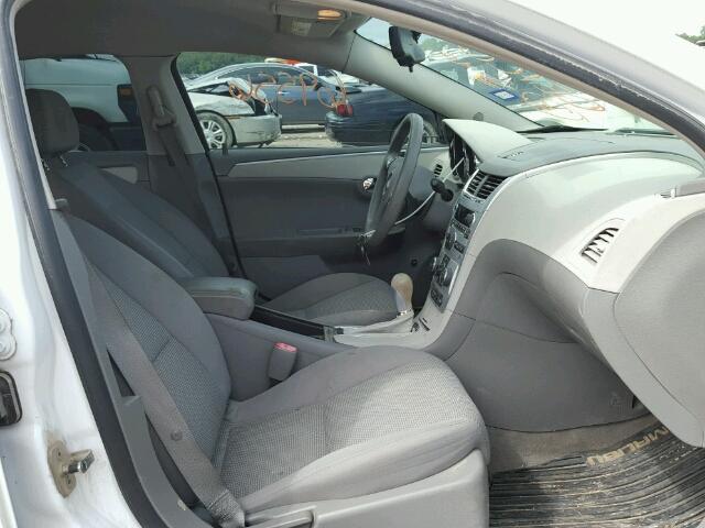 1G1ZH57BX9F103515 - 2009 CHEVROLET MALIBU 1LT WHITE photo 5