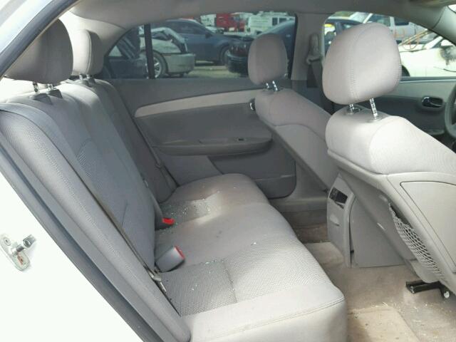 1G1ZH57BX9F103515 - 2009 CHEVROLET MALIBU 1LT WHITE photo 6