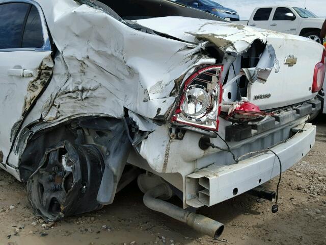 1G1ZH57BX9F103515 - 2009 CHEVROLET MALIBU 1LT WHITE photo 9