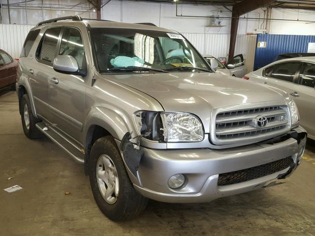 5TDZT34A23S202987 - 2003 TOYOTA SEQUOIA SR SILVER photo 1