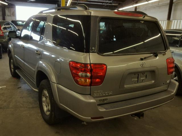 5TDZT34A23S202987 - 2003 TOYOTA SEQUOIA SR SILVER photo 3