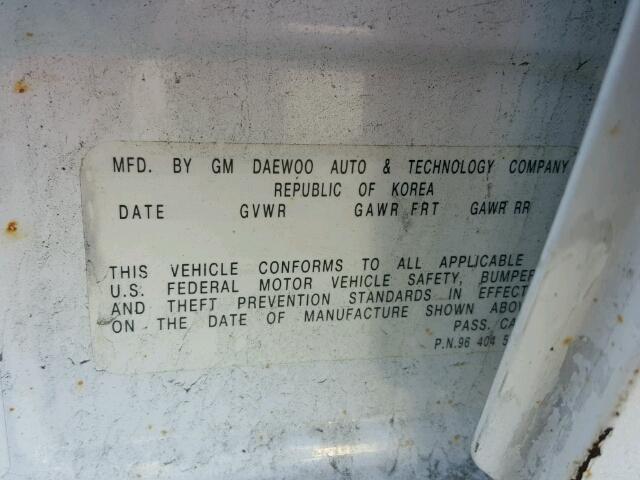 KL1TJ52614B160818 - 2004 CHEVROLET AVEO LS 白色 照片 10