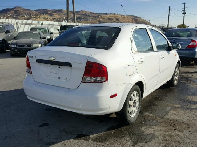 KL1TJ52614B160818 - 2004 CHEVROLET AVEO LS 白色 照片 4