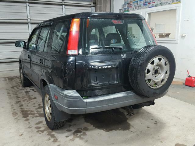 JHLRD284X1S009375 - 2001 HONDA CR-V BLACK photo 3