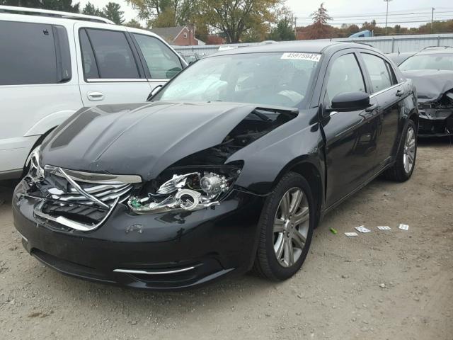 1C3BC1FG1BN581531 - 2011 CHRYSLER 200 TOURIN BLACK photo 2