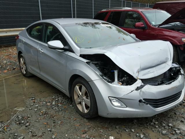 5NPDH4AEXDH448041 - 2013 HYUNDAI ELANTRA GL SILVER photo 1