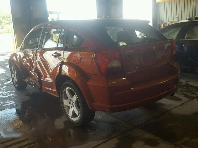 1B3HE78K37D377168 - 2007 DODGE CALIBER R/ ORANGE photo 3