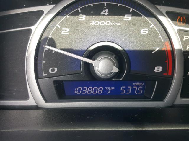 2HGFG1B92AH527382 - 2010 HONDA CIVIC EXL 蓝色 照片 8