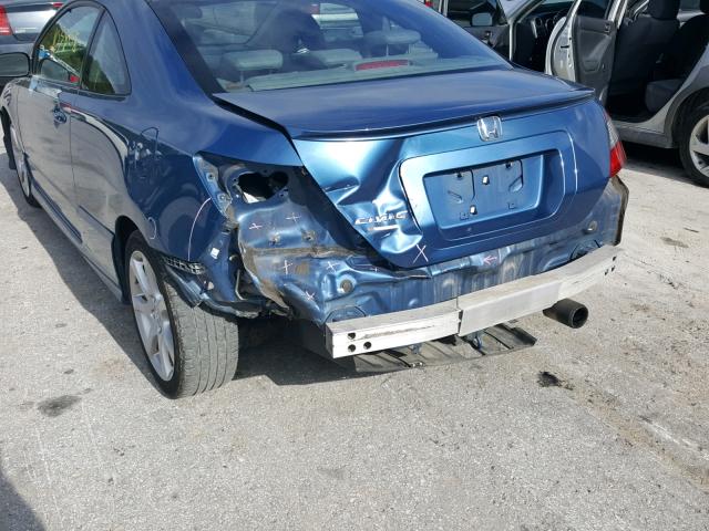 2HGFG1B92AH527382 - 2010 HONDA CIVIC EXL 蓝色 照片 9