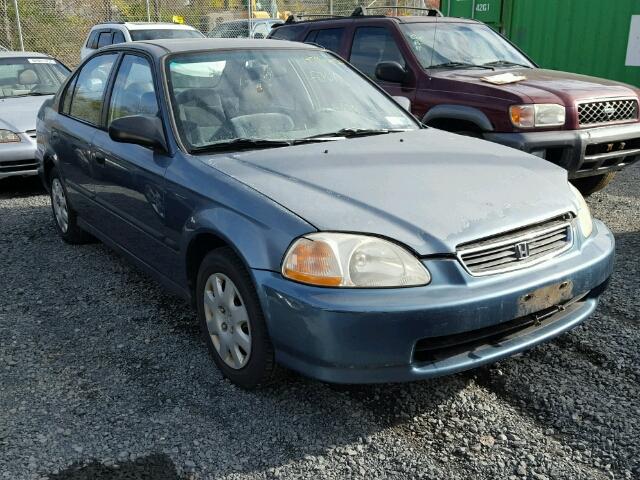 2HGEJ6627WH620980 - 1998 HONDA CIVIC DX BLUE photo 1