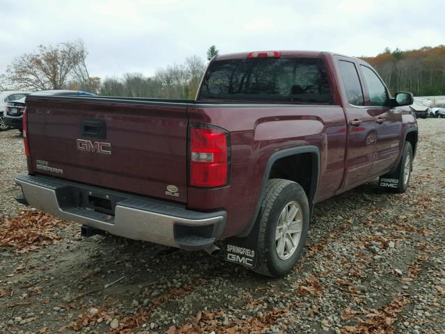 1GTV2UEH4FZ383239 - 2015 GMC SIERRA K15 BURGUNDY photo 4