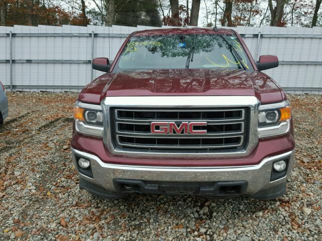 1GTV2UEH4FZ383239 - 2015 GMC SIERRA K15 BURGUNDY photo 9