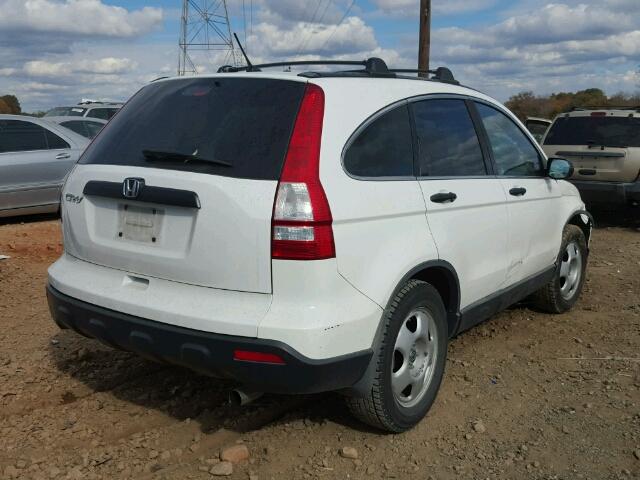 5J6RE38309L012664 - 2009 HONDA CR-V LX WHITE photo 4