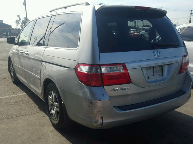 5FNRL387X6B079866 - 2006 HONDA ODYSSEY EX SILVER photo 3